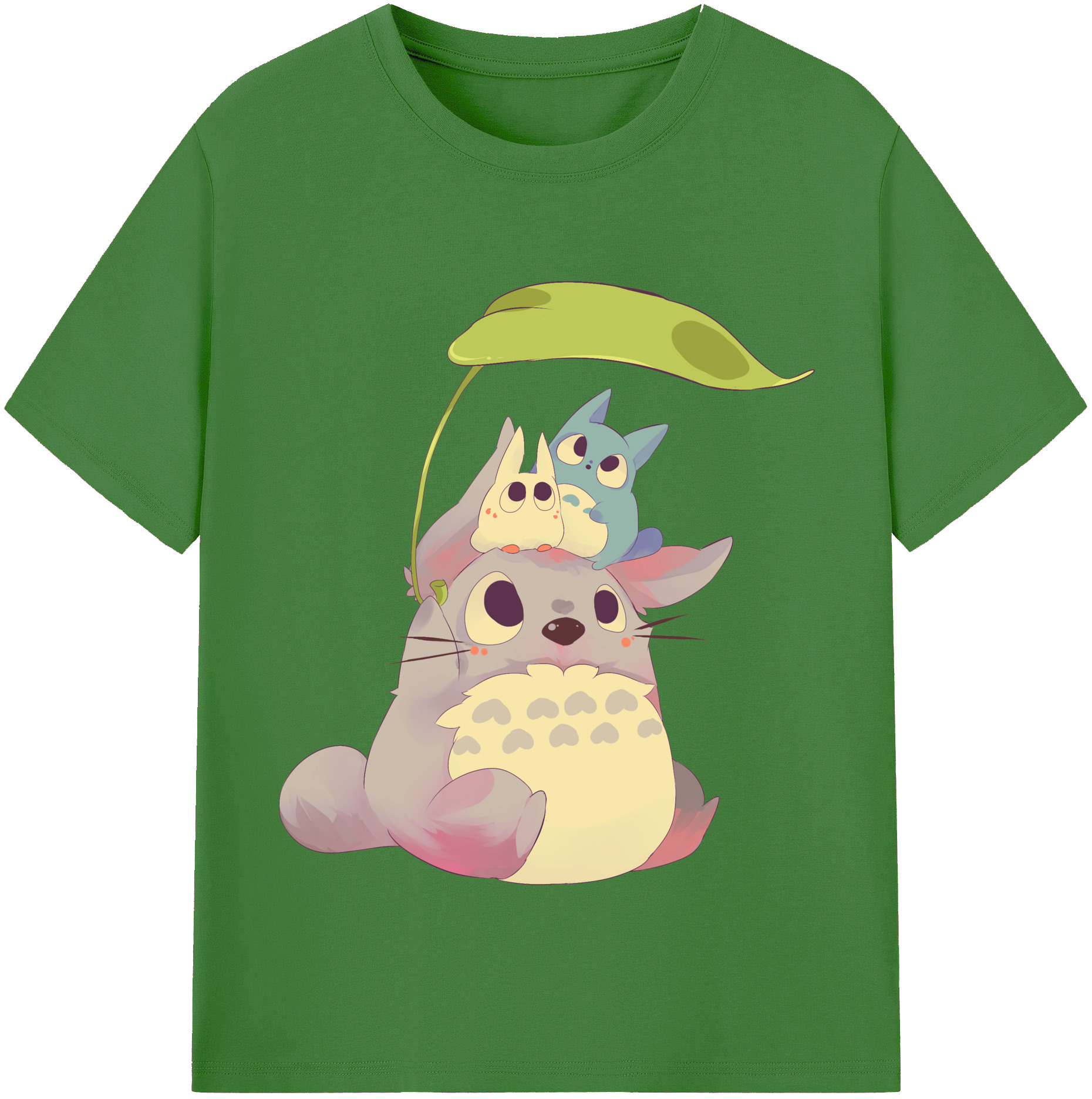 （画像用） となりのトトロ 草壁メイ 草壁サツキ My Neighbor Totoro Satsuki Kusakabe Mei Kusakabe レディースカジュアルプリントTシャツ（綿100％）